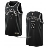 Camiseta San Antonio Spurs Josh Richardson NO 33 Classic 2022-23 Negro