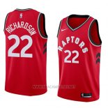 Camiseta Toronto Raptors Malachi Richardson NO 22 Icon 2017-18 Rojo