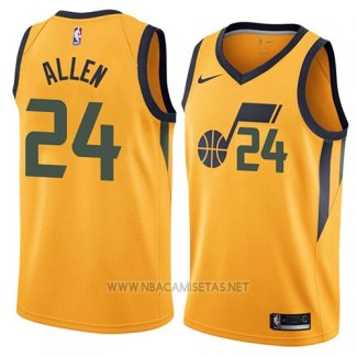 Camiseta Utah Jazz Grayson Allen NO 24 Statement 2018 Amarillo