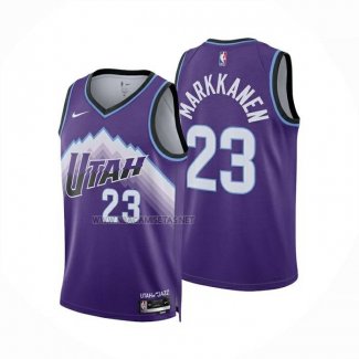 Camiseta Utah Jazz Lauri Markkanen NO 23 Icon 2025-26 Violeta