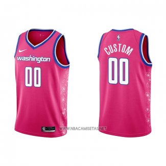 Camiseta Washington Wizards Personalizada Ciudad 2022-23 Rosa