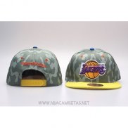 Gorra Los Angeles Lakers Snapback Verde Amarillo