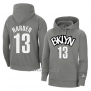 Sudaderas con Capucha Brooklyn Nets James Harden Statement Gris