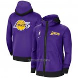 Sudaderas con Capucha Los Angeles Lakers Showtime Therma Violeta