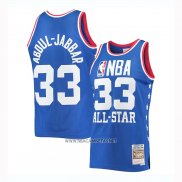 Camiseta All Star 1985 Kareem Abdul-Jabbar NO 33 Azul