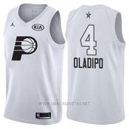 Camiseta All Star 2018 Indiana Pacers Victor Oladipo NO 4 Blanco
