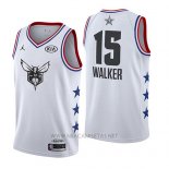 Camiseta All Star 2019 Charlotte Hornets Kemba Walker NO 15 Blanco