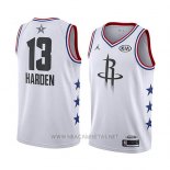 Camiseta All Star 2019 Houston Rockets James Harden NO 13 Blanco