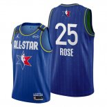 Camiseta All Star 2020 Detroit Pistons Derrick Rose NO 25 Azul