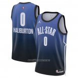 Camiseta All Star 2023 Indiana Pacers Tyrese Haliburton NO 0 Azul