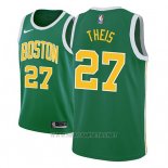 Camiseta Boston Celtics Daniel Theis NO 27 Earned 2018-19 Verde