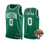 Camiseta Boston Celtics Jayson Tatum NO 0 Icon 2022 NBA Finals Verde