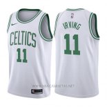 Camiseta Boston Celtics Kyrie Irving NO 11 2017-18 Blanco