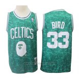Camiseta Boston Celtics Larry Bird NO 33 Mitchell & Ness Verde