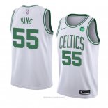 Camiseta Boston Celtics Nick King NO 55 Association 2018 Blanco