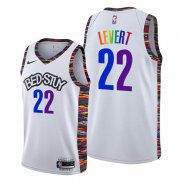 Camiseta Brooklyn Nets Caris Levert NO 22 Ciudad LGBTQ Pride Night 2020 Blanco