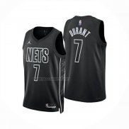 Camiseta Brooklyn Nets Kevin Durant NO 7 Statement 2025-26 Negro