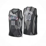 Camiseta Brooklyn Nets Personalizada Ciudad 2024-25 Negro