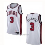 Camiseta Chicago Bulls Andre Drummond NO 3 Ciudad 2022-23 Blanco