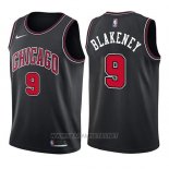 Camiseta Chicago Bulls Antonio Blakeney NO 9 Statement 2017-18 Negro