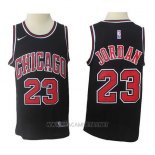 Camiseta Chicago Bulls Michael Jordan NO 23 Nike Negro