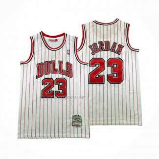 Camiseta Chicago Bulls Michael Jordan NO 23 Reload Mitchell & Ness 1997-98 Blanco