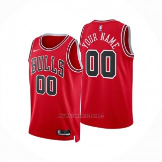 Camiseta Chicago Bulls Personalizada Icon 2024-25 Rojo