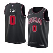 Camiseta Chicago Bulls Tyler Ulis NO 0 Statement 2018 Negro