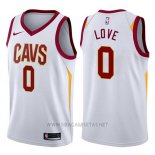 Camiseta Cleveland Cavaliers Kevin Love NO 0 2017-18 Blanco