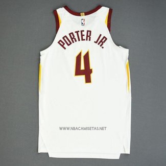 Camiseta Cleveland Cavaliers Kevin Porter Jr. NO 4 Ciudad 2019-20 Azul