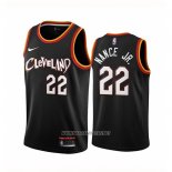 Camiseta Cleveland Cavaliers Larry Nance Jr. NO 22 Ciudad 2020-21 Negro