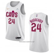 Camiseta Cleveland Cavaliers Lauri Markkanen NO 24 Association 2022-23 Blanco