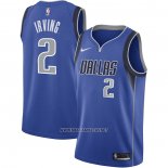 Camiseta Dallas Mavericks Kyrie Irving NO 2 Icon 2022-23 Azul