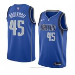 Camiseta Dallas Mavericks Ryan Broekhoff NO 45 Icon 2018 Azul