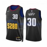 Camiseta Denver Nuggets Jay Huff NO 30 Ciudad 2023-24 Negro