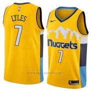 Camiseta Denver Nuggets Trey Lyles NO 7 Statement 2018 Amarillo