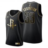 Camiseta Golden Edition Houston Rockets Robert Covington NO 33 2019-20 Negro