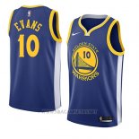 Camiseta Golden State Warriors Jacob Evans III NO 10 Icon 2017-18 Azul