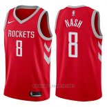Camiseta Houston Rockets Le'bryan Nash NO 8 2017-18 Rojo