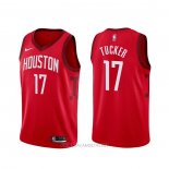 Camiseta Houston Rockets P.j. Tucker NO 17 Earned Rojo
