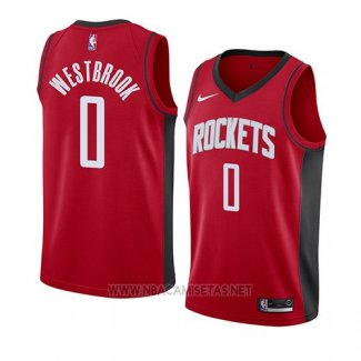 Camiseta Houston Rockets Russell Westbrook Icon 2019-20 Rojo