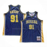 Camiseta Indiana Pacers Ron Artest NO 91 Mitchell & Ness 2003-04 Azul