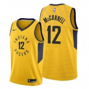 Camiseta Indiana Pacers T.j. Mcconnell NO 12 Statement Oro