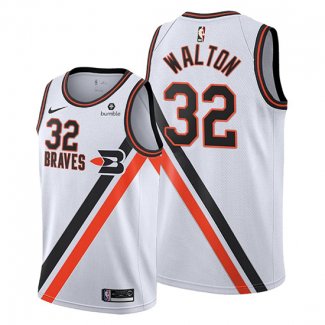 Camiseta Los Angeles Clippers Bill Walton NO 32 Classic Edition 2019-20 Blanco