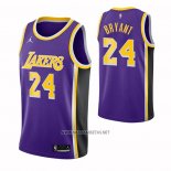 Camiseta Los Angeles Lakers Kobe Bryant NO 24 Statement 2021-22 Violeta