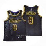 Camiseta Los Angeles Lakers Kobe Bryant NO 8 Crenshaw Black Mamba Negro