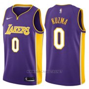 Camiseta Los Angeles Lakers Kyle Kuzma NO 0 Statement 2018 Violeta