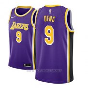Camiseta Los Angeles Lakers Luol Deng NO 9 Statement 2018-19 Violeta