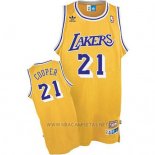 Camiseta Los Angeles Lakers Michael Cooper NO 21 Retro Amarillo