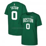 Camiseta Manga Corta Boston Celtics Jayson Tatum 2024 NBA Finals Verde